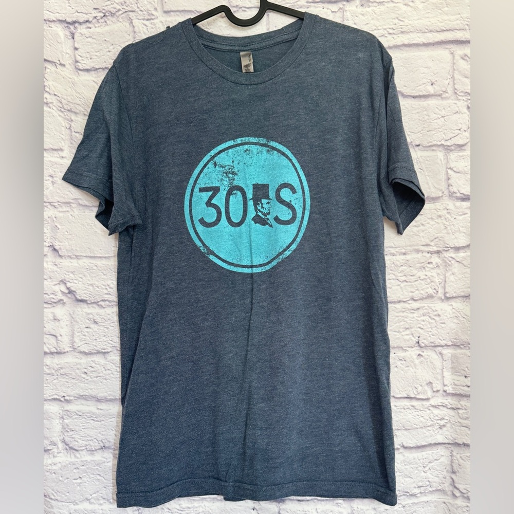 30 Abes Men’s T-Shirt Bobby Bones Show Haiti Hunger Relief size S